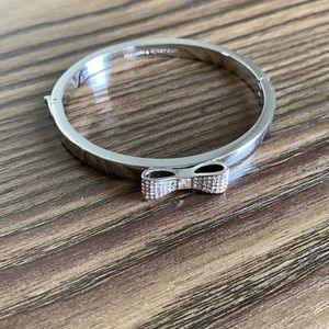 Kate Spade Silver Bow Bracelet